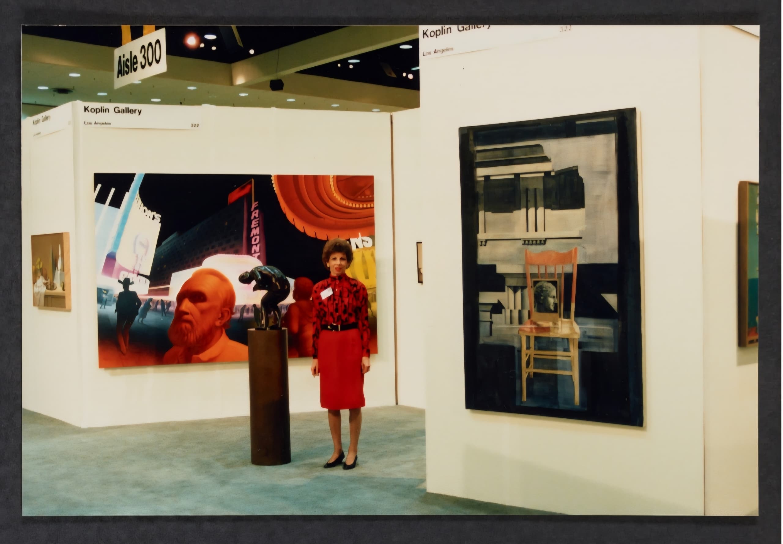 Jung Yong Chaing at LA Art Show with Koplin Gallery